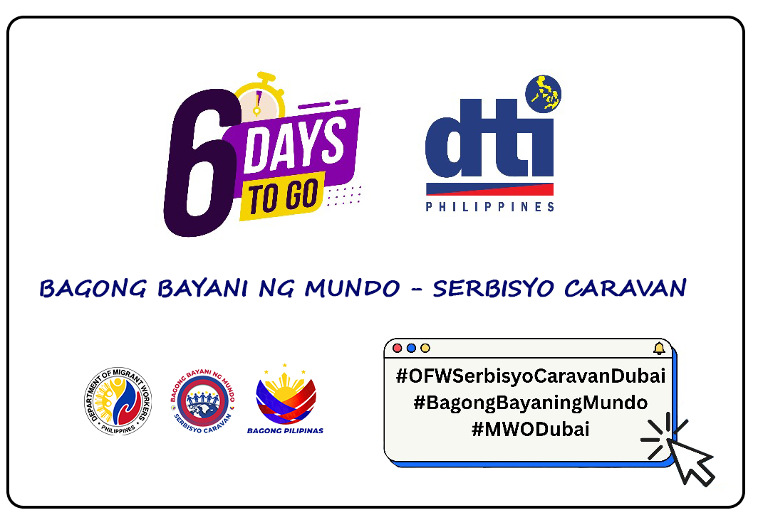 6 𝐃𝐚𝐲𝐬 𝐭𝐨 𝐠𝐨! 𝐓𝐡𝐞 𝐁𝐚𝐠𝐨𝐧𝐠 𝐁𝐚𝐲𝐚𝐧𝐢 𝐧𝐠 𝐌𝐮𝐧𝐝𝐨 – 𝐎𝐅𝐖 𝐒𝐞𝐫𝐛𝐢𝐬𝐲𝐨 𝐂𝐚𝐫𝐚𝐯𝐚𝐧