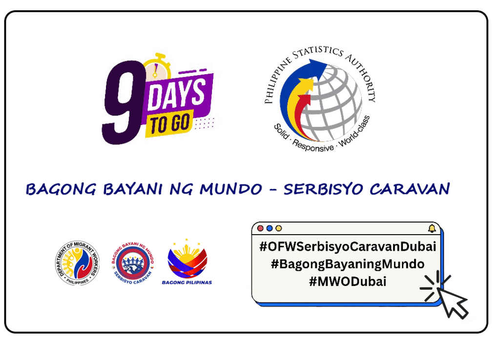 9 𝐃𝐚𝐲𝐬 𝐭𝐨 𝐠𝐨! 𝐓𝐡𝐞 𝐁𝐚𝐠𝐨𝐧𝐠 𝐁𝐚𝐲𝐚𝐧𝐢 𝐧𝐠 𝐌𝐮𝐧𝐝𝐨 – 𝐎𝐅𝐖 𝐒𝐞𝐫𝐛𝐢𝐬𝐲𝐨 𝐂𝐚𝐫𝐚𝐯𝐚𝐧