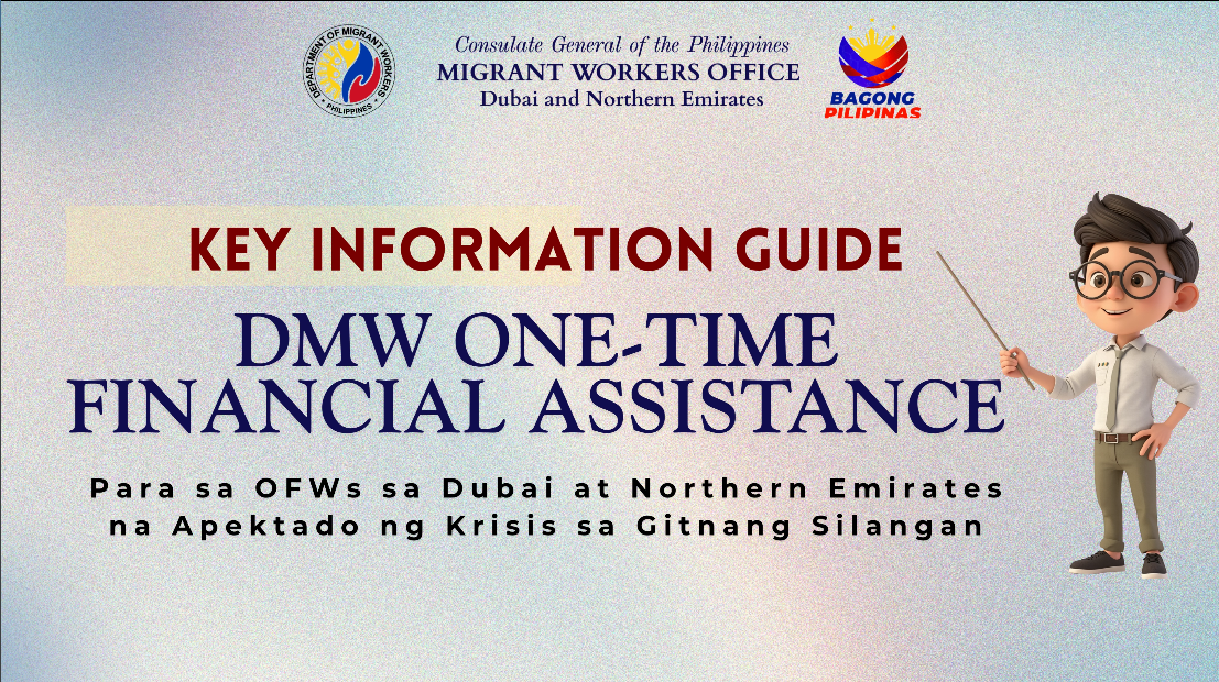 𝐊𝐞𝐲 𝐈𝐧𝐟𝐨𝐫𝐦𝐚𝐭𝐢𝐨𝐧 𝐆𝐮𝐢𝐝𝐞 𝐮𝐤𝐨𝐥 𝐬𝐚 𝐃𝐌𝐖 𝐎𝐧𝐞-𝐓𝐢𝐦𝐞 𝐅𝐢𝐧𝐚𝐧𝐜𝐢𝐚𝐥 𝐀𝐬𝐬𝐢𝐬𝐭𝐚𝐧𝐜𝐞 𝐩𝐚𝐫𝐚 𝐬𝐚 𝐎𝐅𝐖𝐬 𝐬𝐚 𝐃𝐮𝐛𝐚𝐢 𝐚𝐭 𝐍𝐨𝐫𝐭𝐡𝐞𝐫𝐧 𝐄𝐦𝐢𝐫𝐚𝐭𝐞𝐬 𝐧𝐚 𝐚𝐩𝐞𝐤𝐭𝐚𝐝𝐨 𝐧𝐠 𝐤𝐫𝐢𝐬𝐢𝐬 𝐬𝐚 𝐆𝐢𝐭𝐧𝐚𝐧𝐠 𝐒𝐢𝐥𝐚𝐧𝐠𝐚𝐧