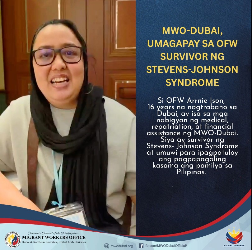 𝐌𝐖𝐎-𝐃𝐔𝐁𝐀𝐈 𝐔𝐌𝐀𝐆𝐀𝐏𝐀𝐘 𝐒𝐀 𝐎𝐅𝐖 𝐒𝐔𝐑𝐕𝐈𝐕𝐎𝐑 𝐍𝐆 𝐒𝐓𝐄𝐕𝐄𝐍𝐒-𝐉𝐎𝐇𝐍𝐒𝐎𝐍 𝐒𝐘𝐍𝐃𝐑𝐎𝐌𝐄